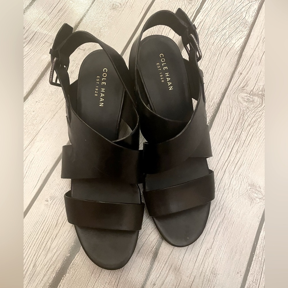 Cole Haan Leather wedge